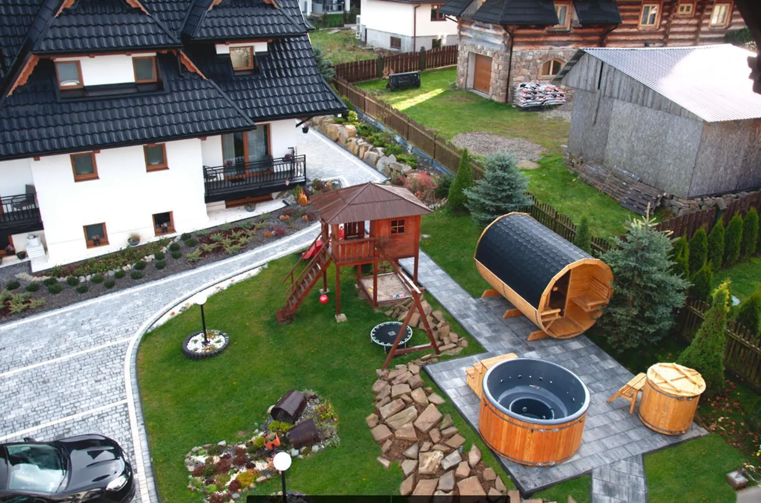 아파트 Apartamenty Dwupoziomowe Na Dwa Widoki Z Jacuzzi & Sauna 자코파네
